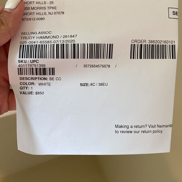 Chanel thong sandals size (38) womens US8 - Picture 11 of 11